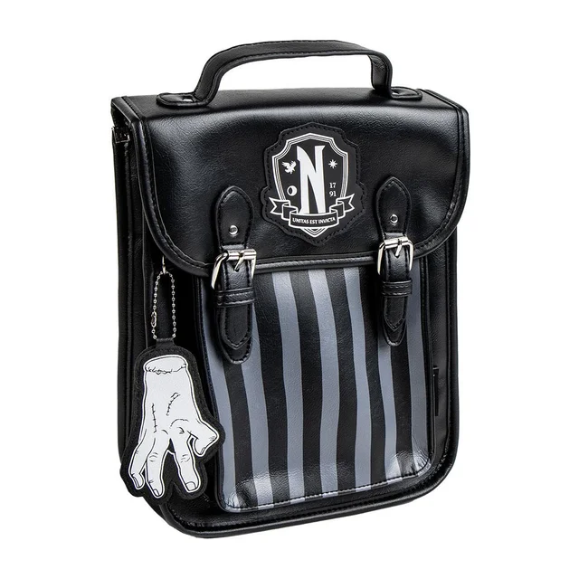 Wednesday Faux Leather Casual Fashion Backpack