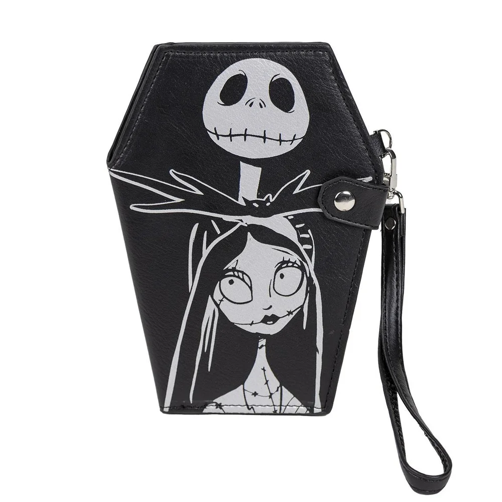 Nightmare Before Christmas Jack & Sally Faux Leather Wallet Image 1