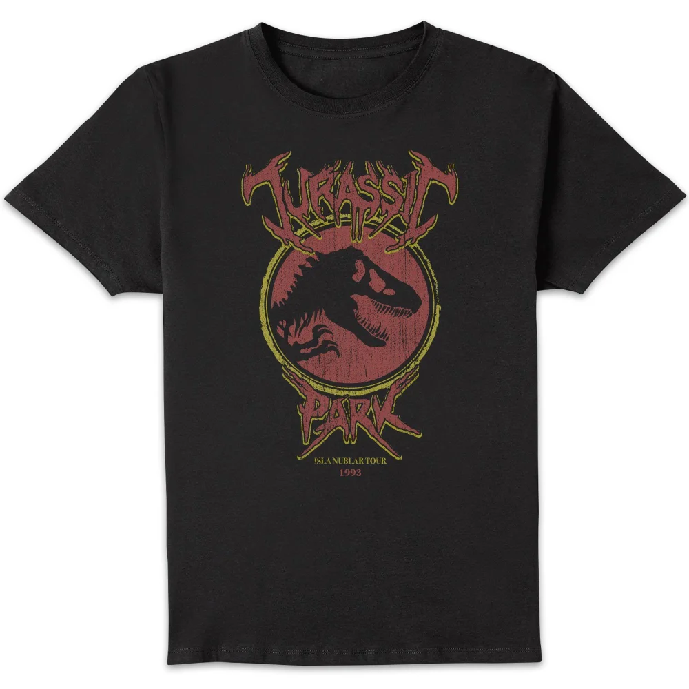Jurassic Park Rocks Rock Tee Unisex T-Shirt - Black - S Image 1