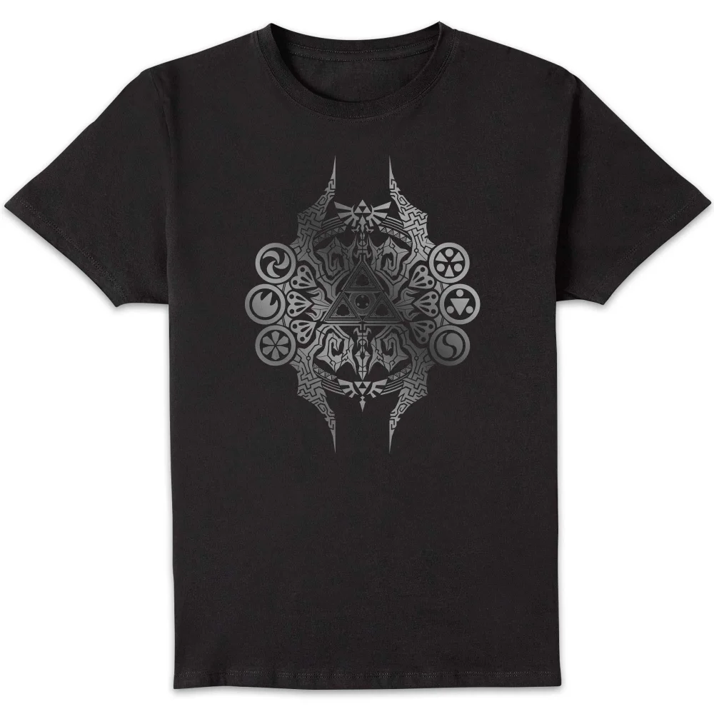 The Legend of Zelda Silver Deco Unisex T-Shirt - Black - S Image 1