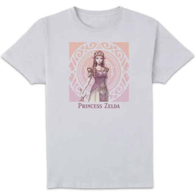 The Legend of Zelda Zelda Square Art Unisex T-Shirt - White