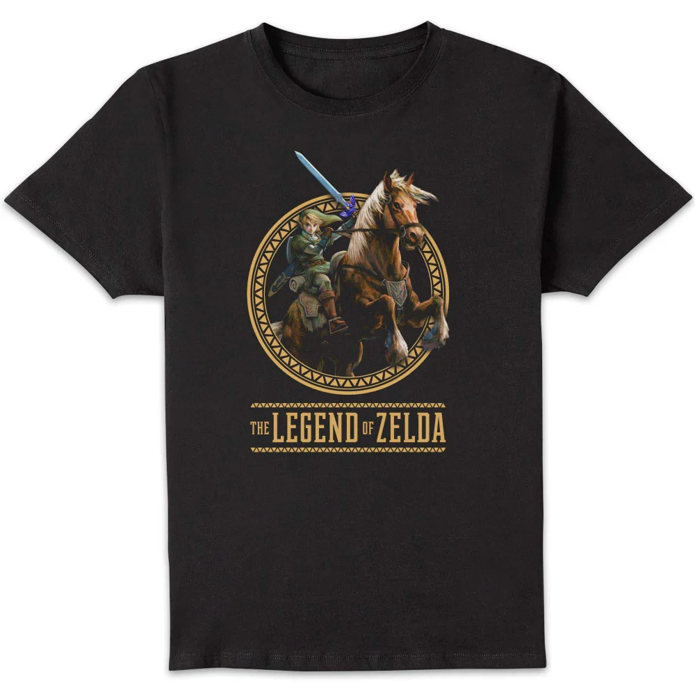 The Legend of Zelda Epona Triangle Unisex T-Shirt - Black - XXL Image 1
