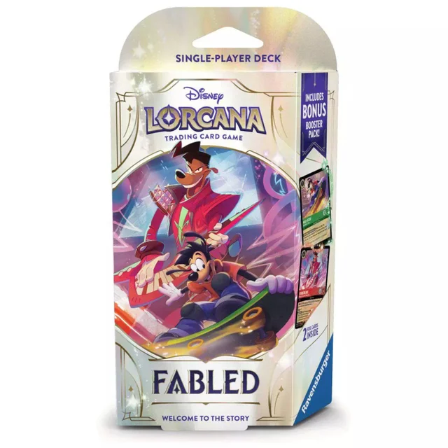 Disney Lorcana Trading Card Game Fabled Starter Deck A