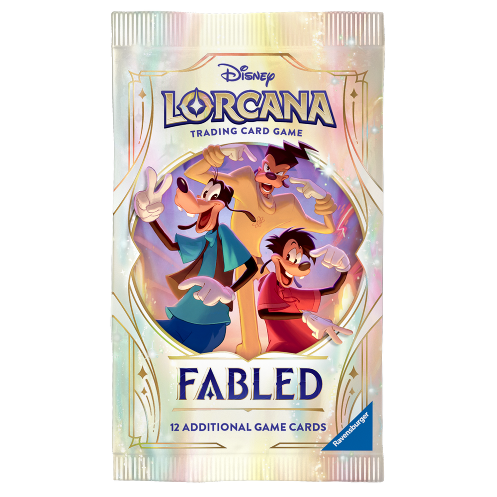 lorcana fabled booster box release date Disney a realm where magical stories come to life Disney Lorcana Trading Card Game