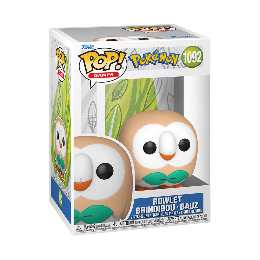Pokemon Rowlet Funko Pop Vinyl Image 1