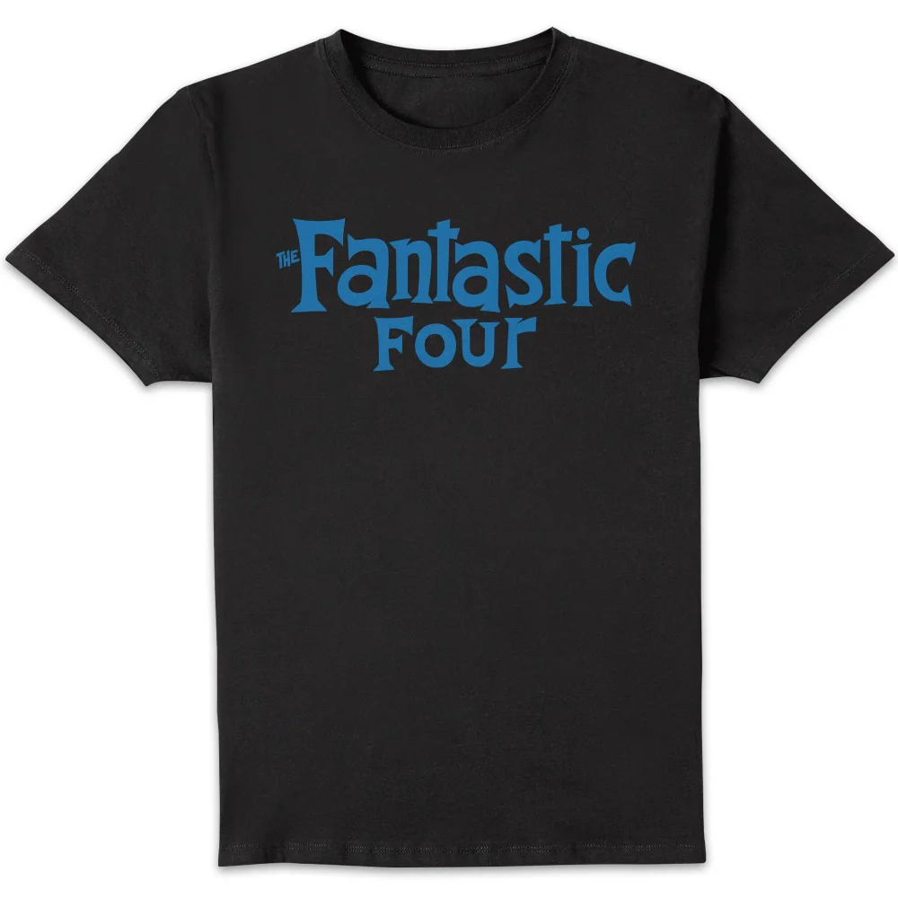 Marvel Fantastic Four Classic Logo Unisex T-Shirt - Black - L Image 1