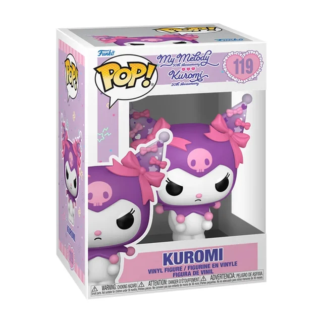 Kuromi 20th Anniversary Grumpy Kuromi Funko Pop Vinyl