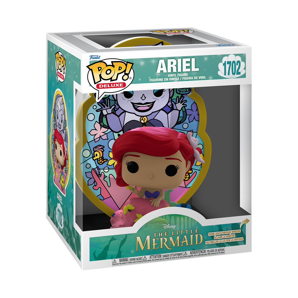 POP! Deluxe: The Little Mermaid – Ariel (Glass) Funko POP! Vinyl Image 1