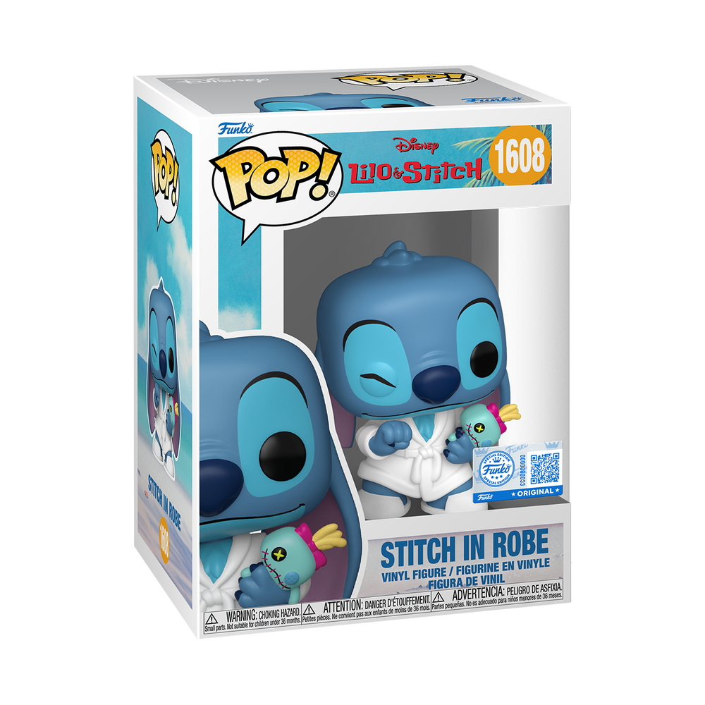 POP Disney: L&S- Stitch in Robe Image 1