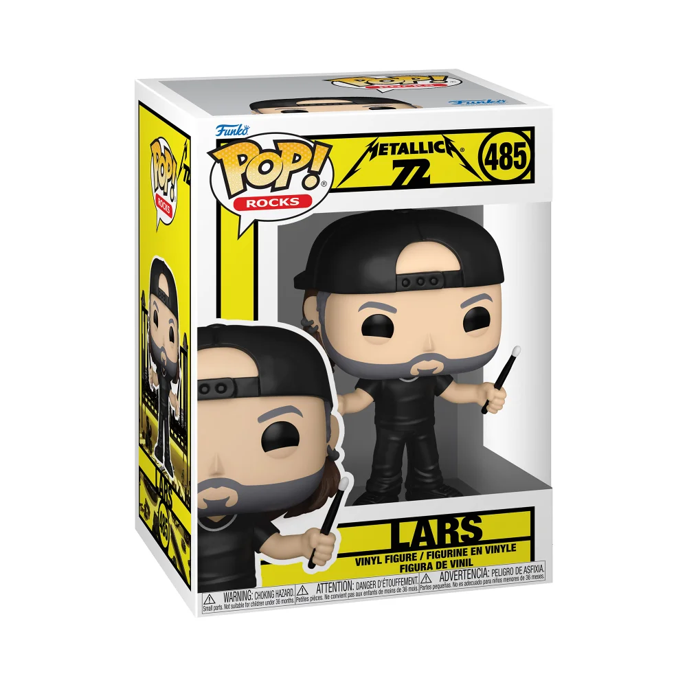 POP Rocks Metallica Lars Funko POP Vinyl Image 1