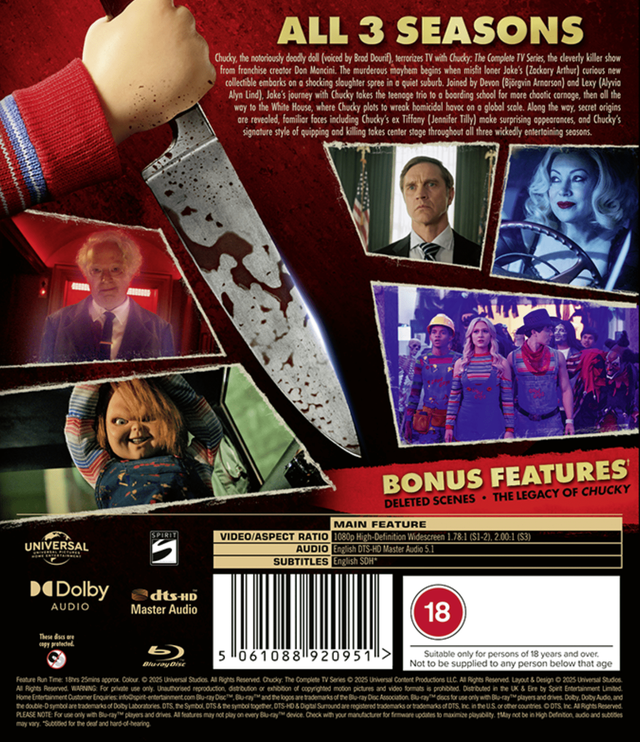 Chucky: The Complete Series Blu-Ray