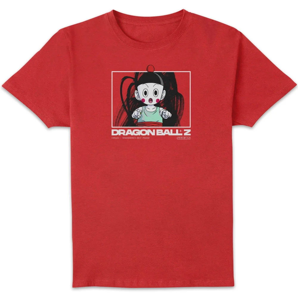 Dragon Ball Z Chaozu Profile Unisex T-Shirt - Red - S Image 1