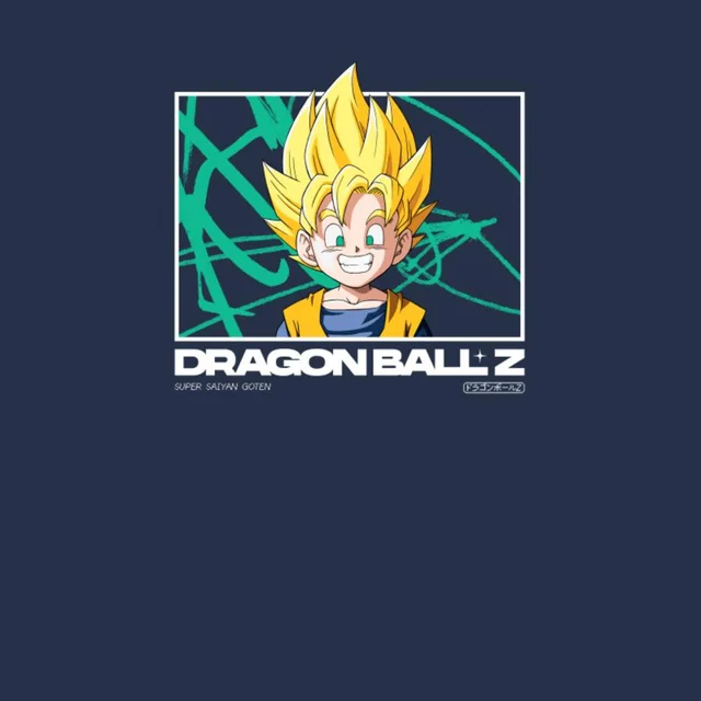 Dragon Ball Z Super Saiyan Goten Profile Unisex T-Shirt - Navy