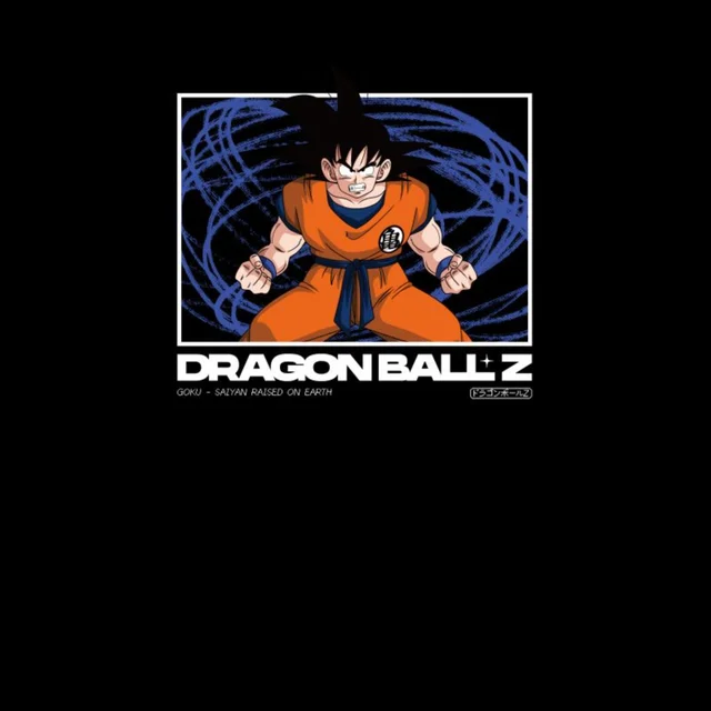 Dragon Ball Z Goku Profile Unisex T-Shirt - Black