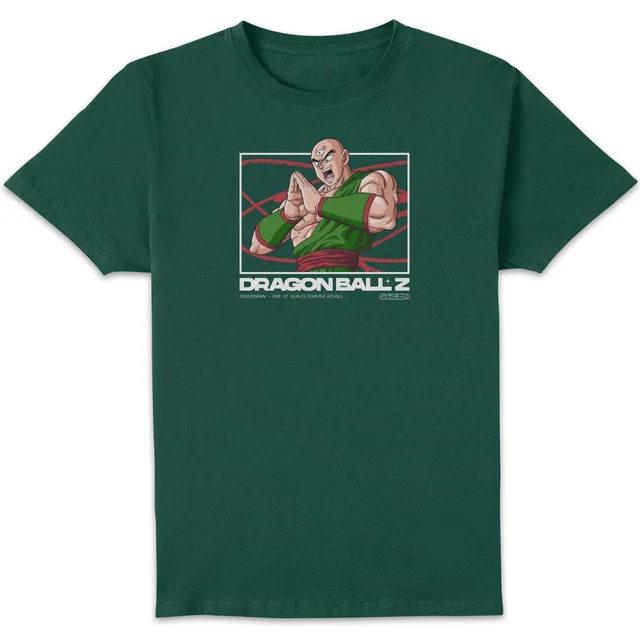 Dragon Ball Z Tenshinhan Profile Unisex T-Shirt - Green
