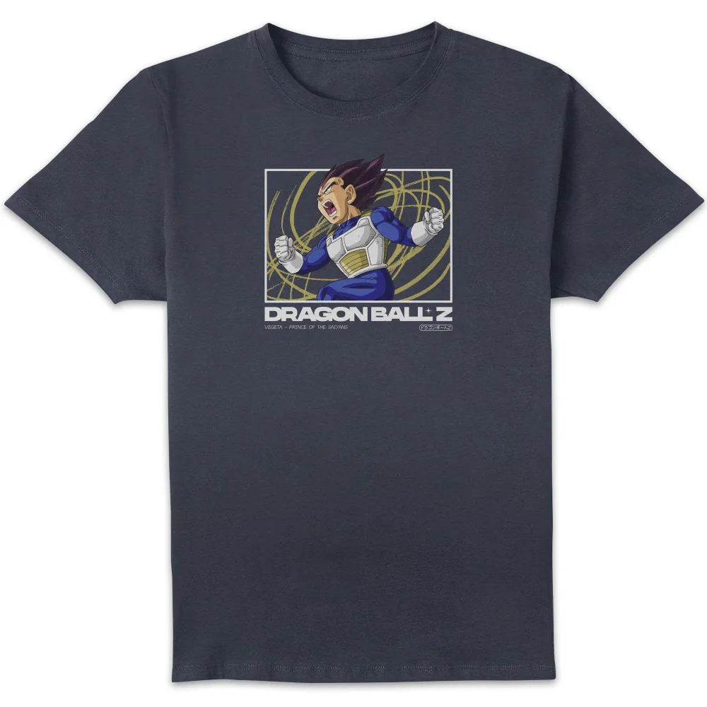 Dragon Ball Z Vegeta Profile Unisex T-Shirt - Navy - S Image 1