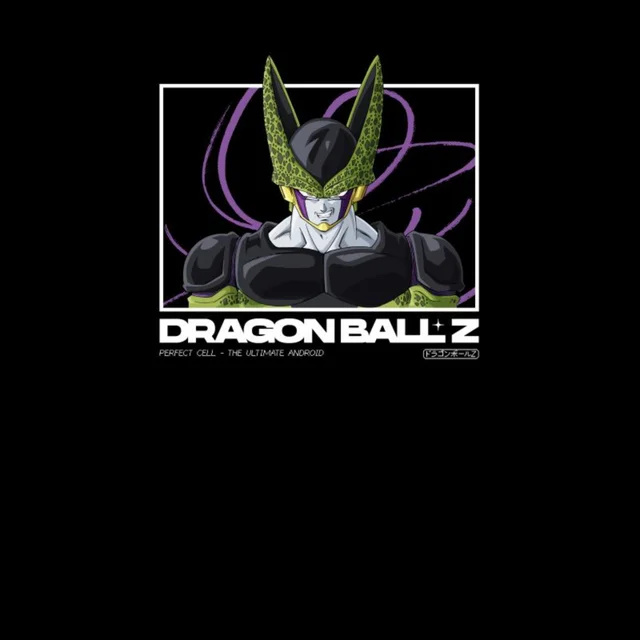 Dragon Ball Z Perfect Cell Profile Unisex T-Shirt - Black