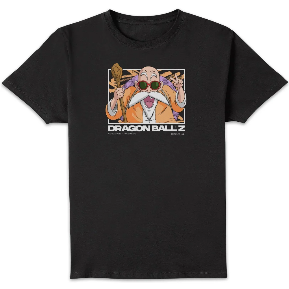 Dragon Ball Z Mutenroshi Profile Unisex T-Shirt - Black - S Image 1