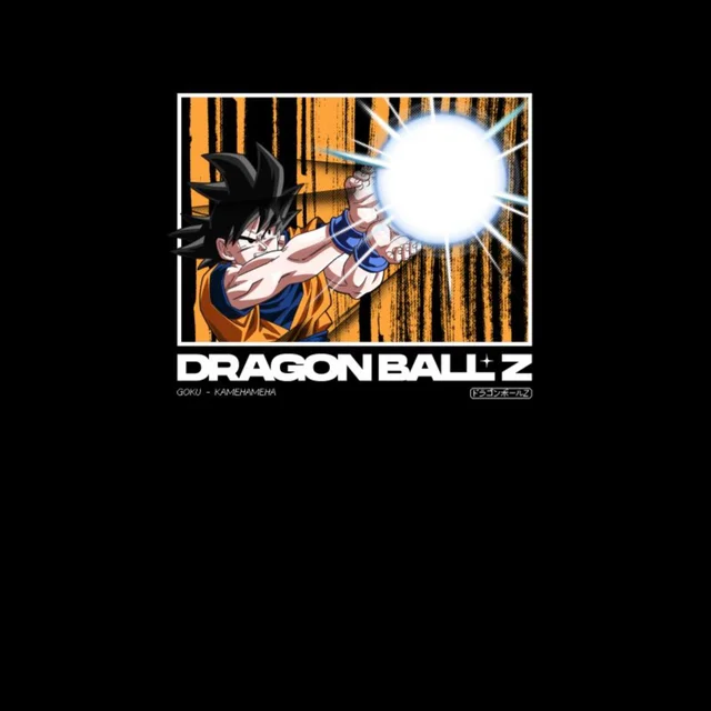 Dragon Ball Z Kamehameha Profile Unisex T-Shirt - Black