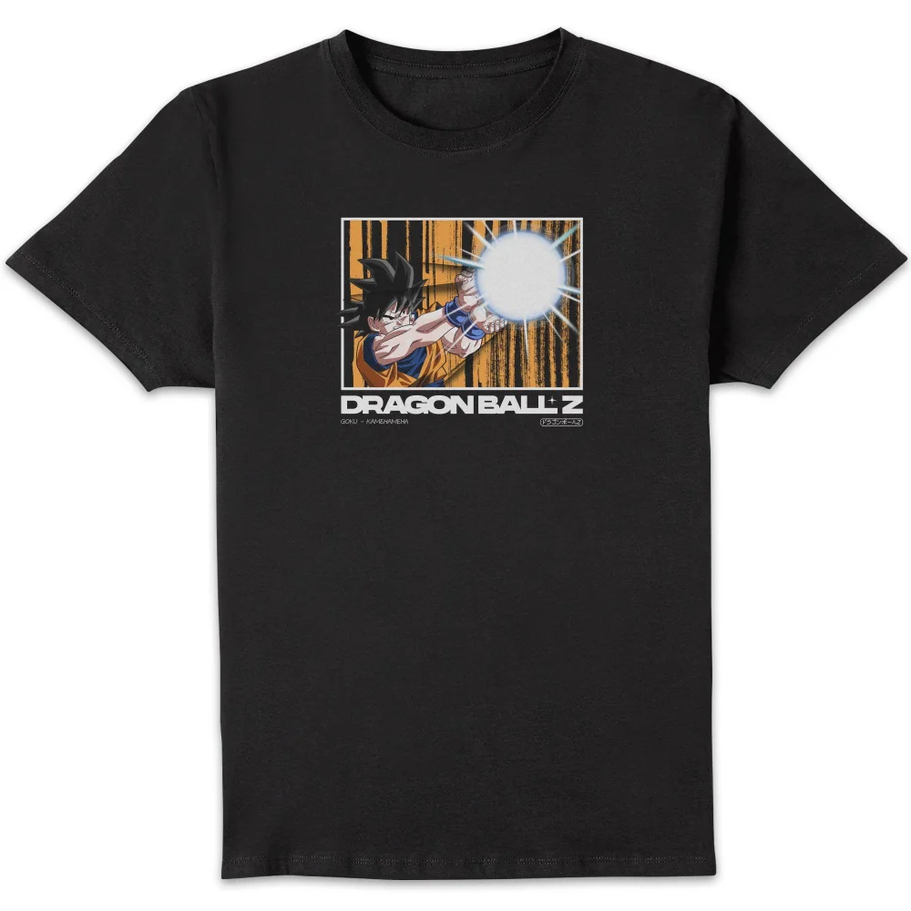 Dragon Ball Z Kamehameha Profile Unisex T-Shirt - Black - 4XL Image 1