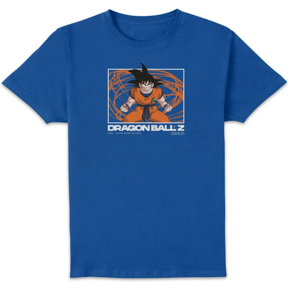 Dragon Ball Z Goku Profile Unisex T-Shirt - Blue - S Image 1