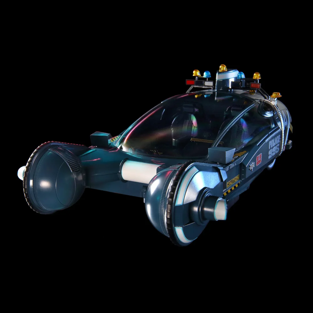 Blade Runner Deckard's Police Spinner Die-Cast Ship (11") Image 1
