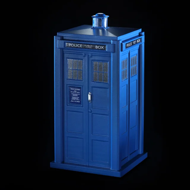 Doctor Who The Third Doctor's TARDIS Seasons 7-13 1:21 Scale Polyresin Model (12.9cm)