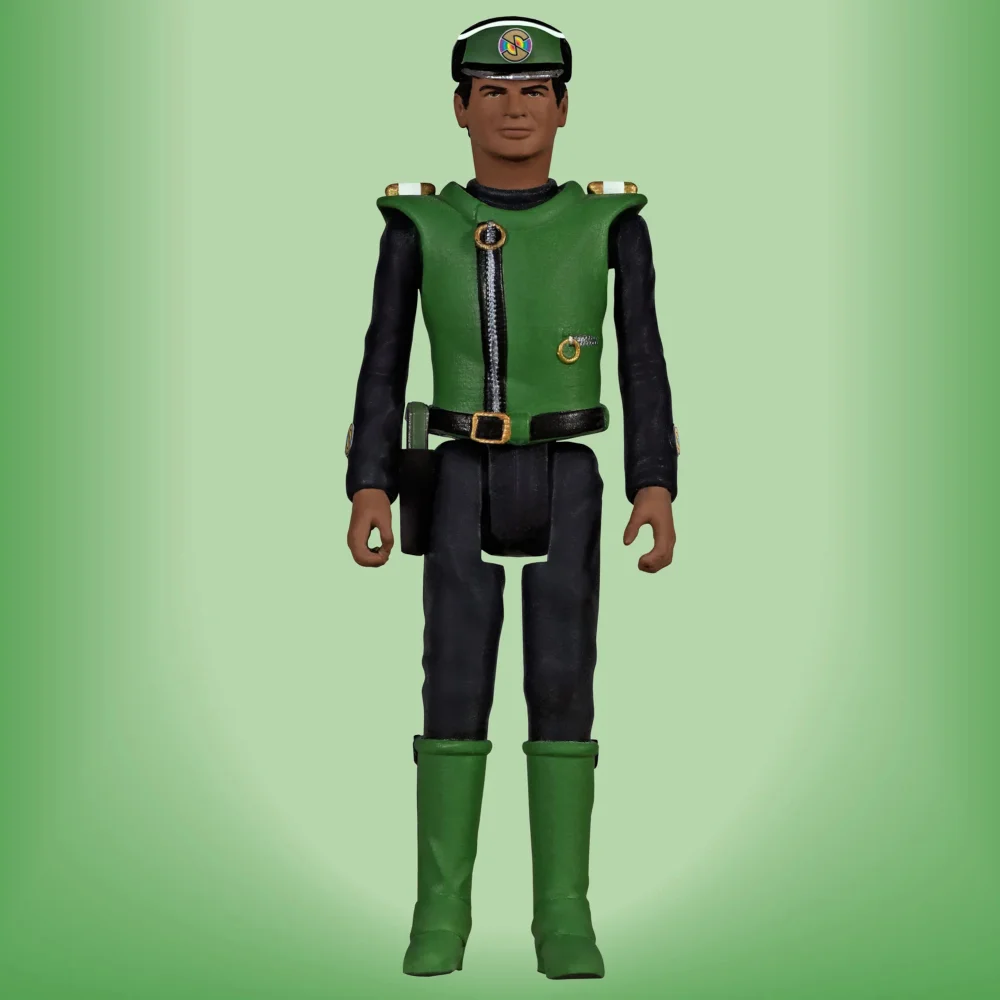 The Anderson Collection 2 Lt. Green (Captain Scarlet) Action Figure (3.75") Image 1