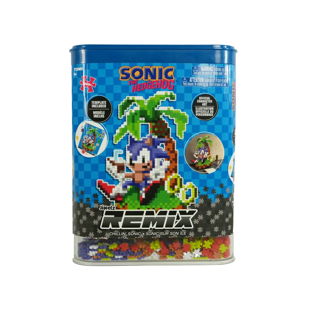 Jixelz Remix Sonic the Hedgehog Sonic Island 1250pc Set Image 1