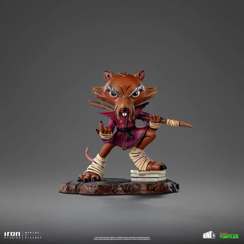 Iron Studios Teenage Mutant Ninja Turtles Master Splinter Minico Figure Image 1