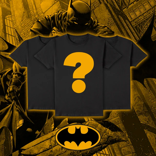 DC Comics Batman Unisex T-Shirt Mystery 3-Pack