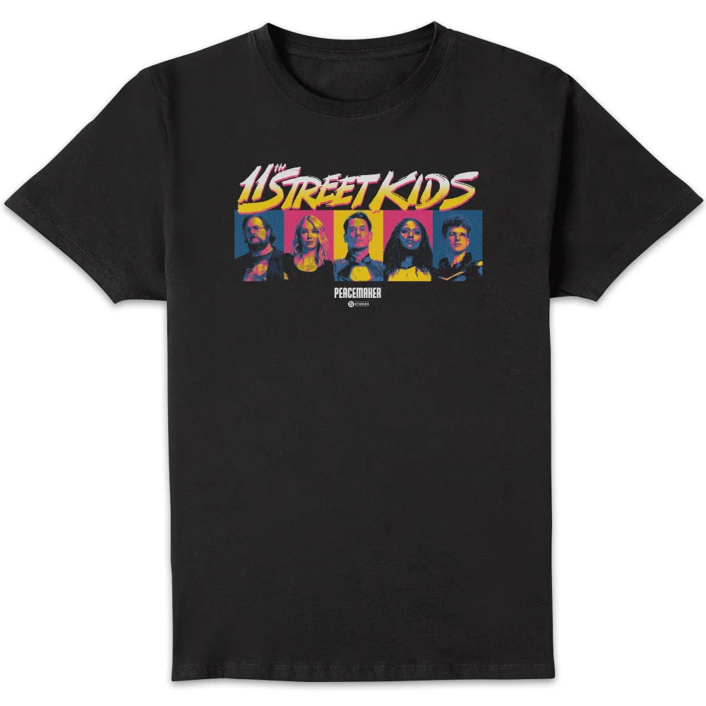 DC Comics Peacemaker 11th Street Kids Unisex T-Shirt - Black - S Image 1