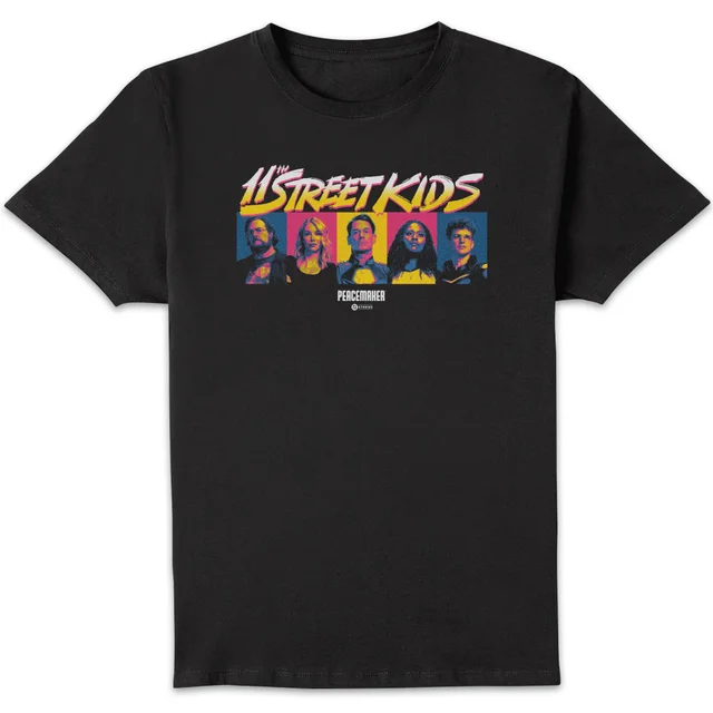 DC Comics Peacemaker 11th Street Kids Unisex T-Shirt - Black