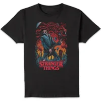 Stranger Things Guitar Unisex T-Shirt - Black - undefined undefined