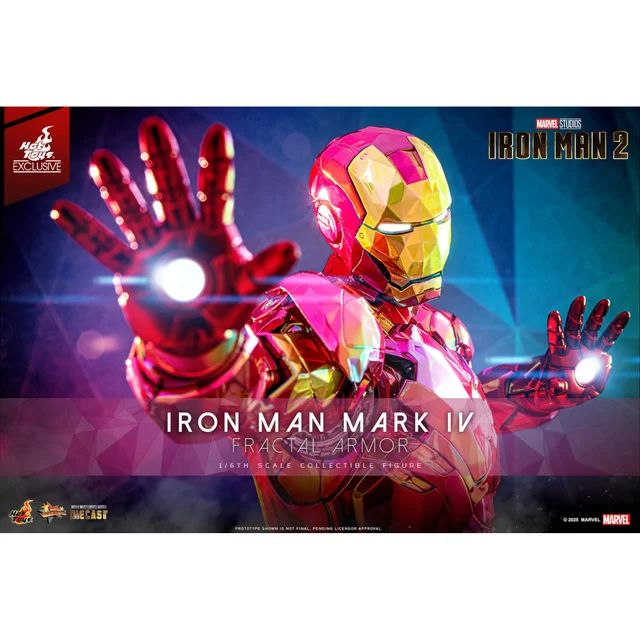 Hot Toys Marvel Iron Man Mark IV (Fractal Armour) 1/6th Scale Figure (32.5cm)
