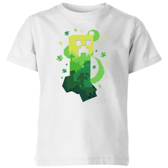 Minecraft ExoCreeper Kids' T-Shirt - White