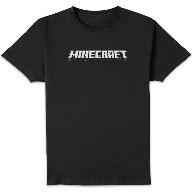 Minecraft Logo Tee Unisex T-Shirt - Black