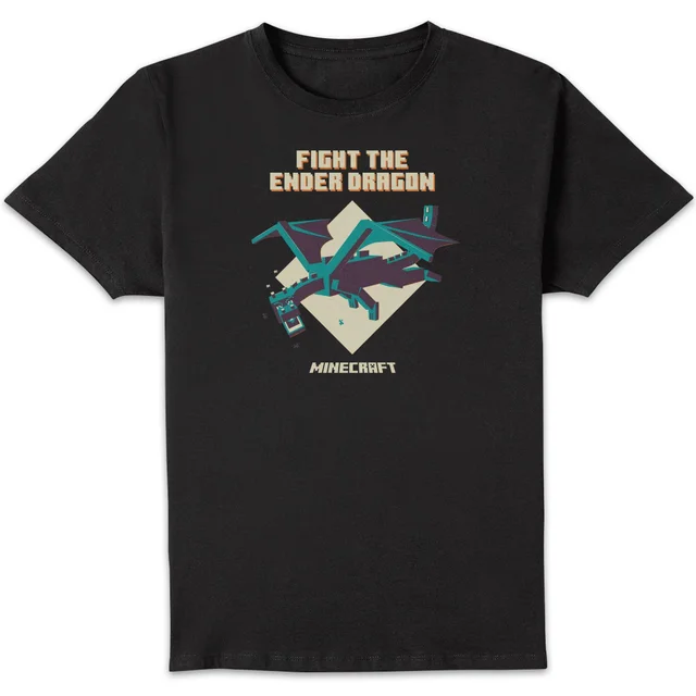 Minecraft Ender Dragon Unisex T-Shirt - Black