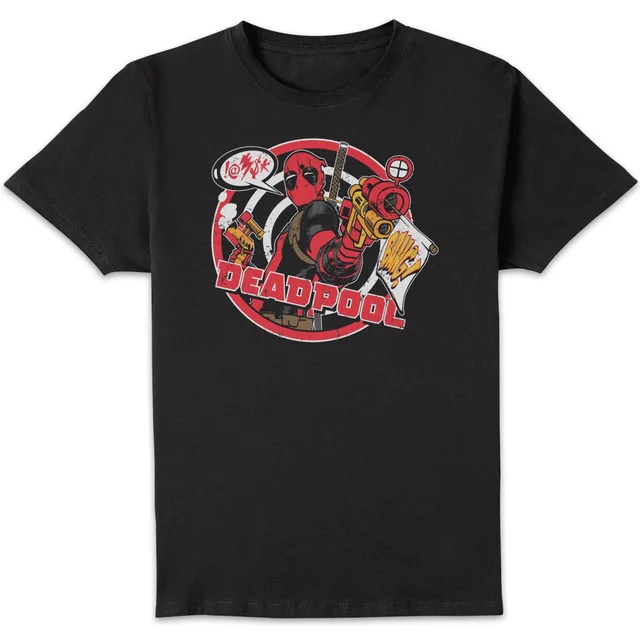 Marvel Deadpool Badge Unisex T-Shirt - Black