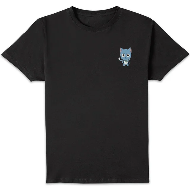Fairy Tail Happy Unisex T-Shirt - Black