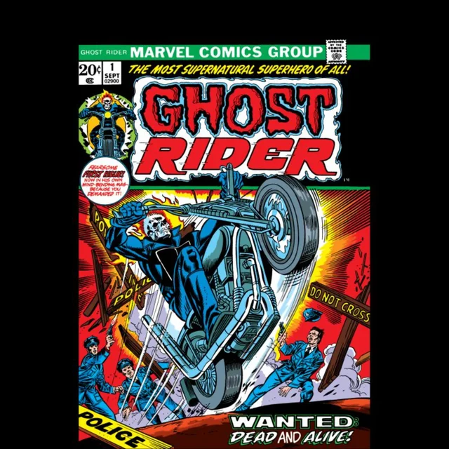 Marvel Ghost Rider Wanted Dead And Alive Unisex T-Shirt - Black