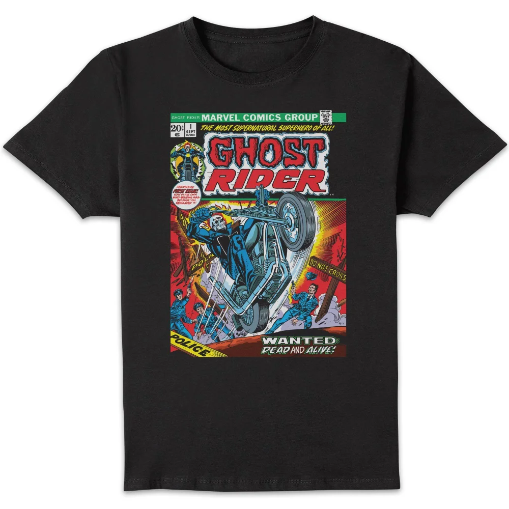Marvel Ghost Rider Wanted Dead And Alive Unisex T-Shirt - Black - S Image 1