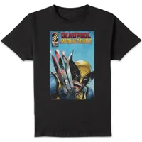 Marvel Deadpool Wolverine Reflection Unisex T-Shirt - Black