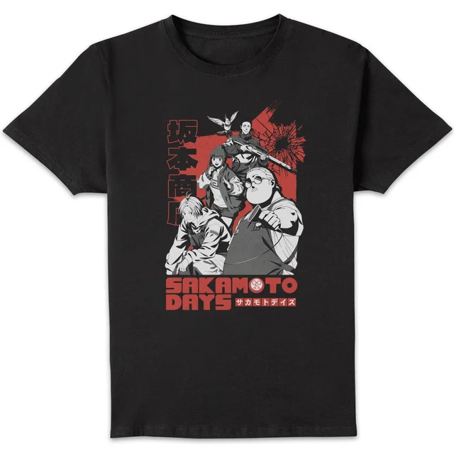 Sakamoto Days Stylized Unisex T-Shirt - Black