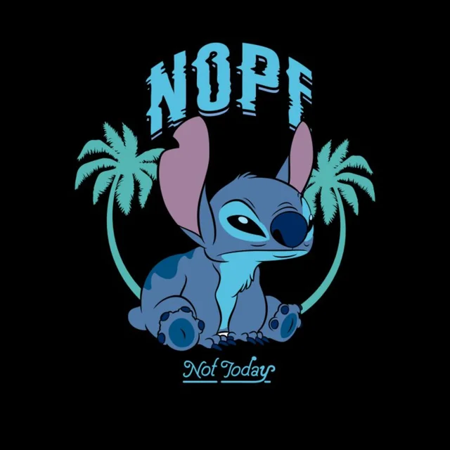 Disney Nope Not Today Unisex T-Shirt - Black