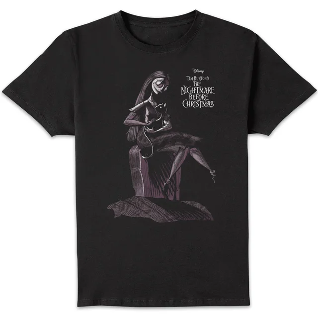 The Nightmare Before Christmas Sally Cat Unisex T-Shirt - Black