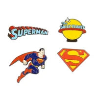 DC Comics Superman 4 Pin Set - undefined undefined