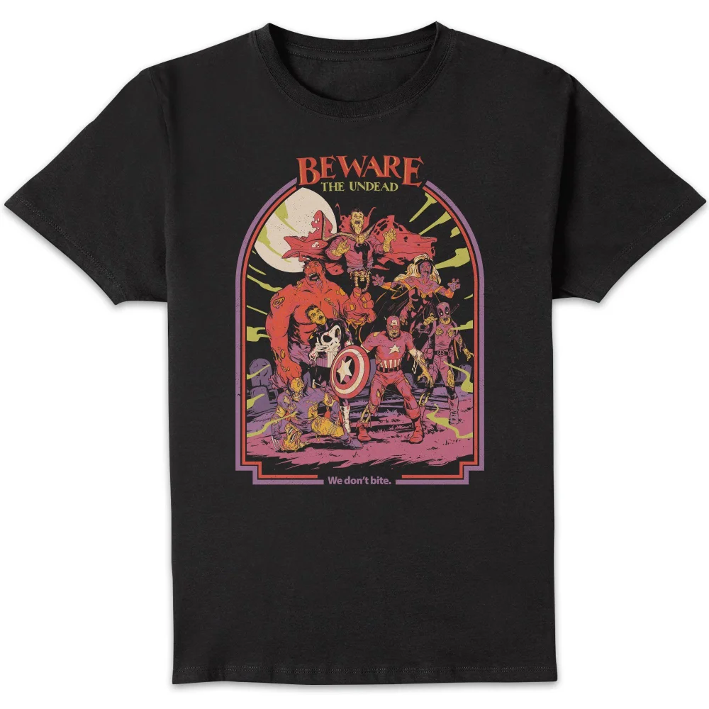 Marvel Zombies Beware The Undead Unisex T-Shirt - Black - S Image 1