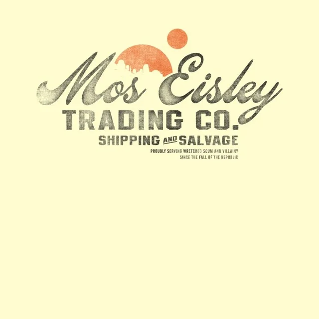 Star Wars Mos Eisley Trading Co Unisex T-Shirt - Cream