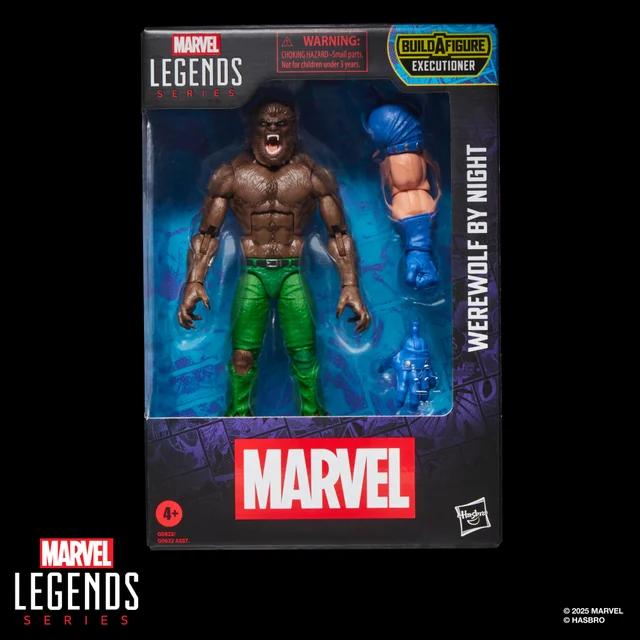 Hasbro Marvel Legends Series Werewolf By Night, Marvel Comics Action Figure